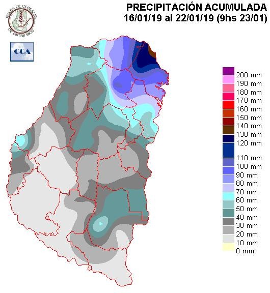 Mapa de precipitaciones