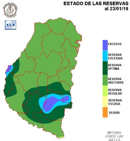 Mapa de reservas