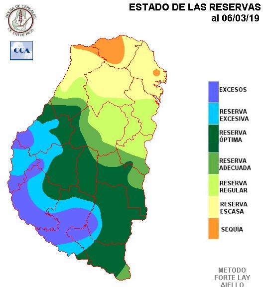 Mapa de reservas