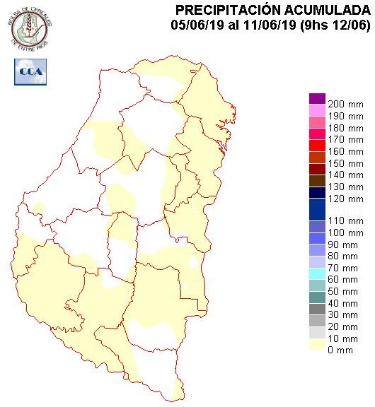 Mapa de precipitaciones