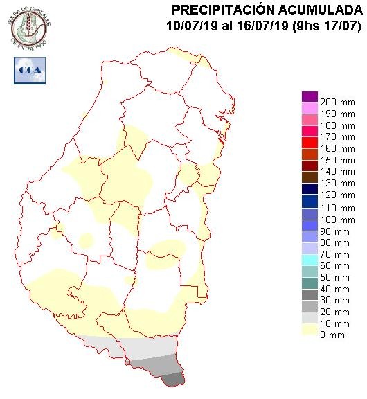 Mapa de precipitaciones