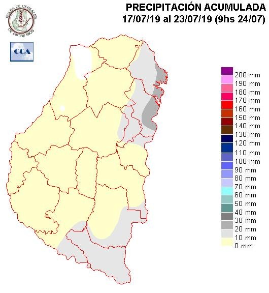 Mapa de precipitaciones