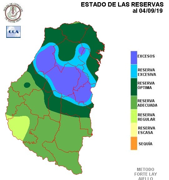 Mapa de reservas