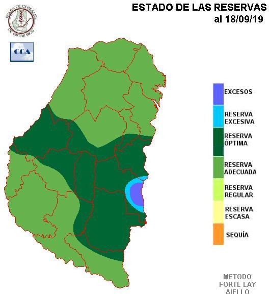 Mapa de reservas