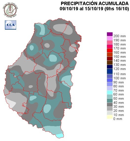 Mapa de precipitaciones