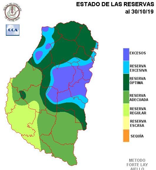 Mapa de reservas