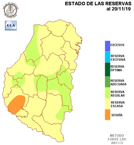 Mapa de reservas