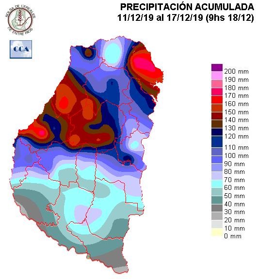 Mapa de precipitaciones