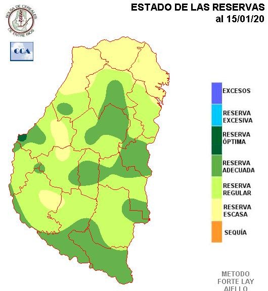 Mapa de reservas