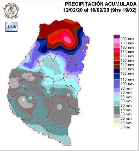 Mapa de precipitaciones