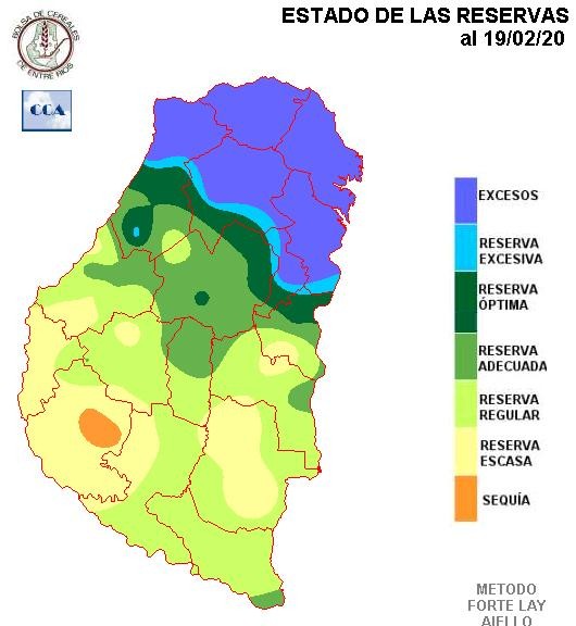 Mapa de reservas