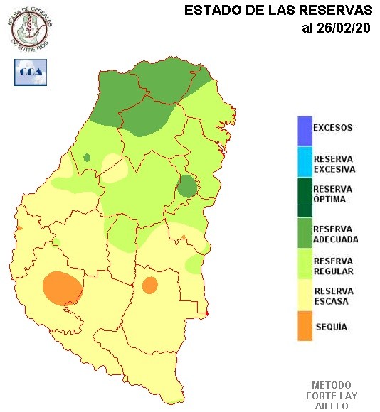 Mapa de precipitaciones