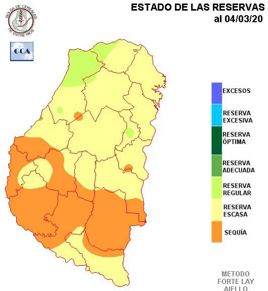 Mapa de precipitaciones