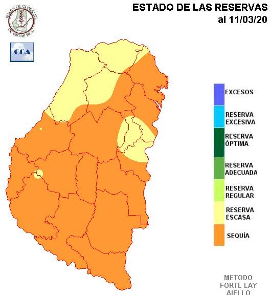 Mapa de precipitaciones