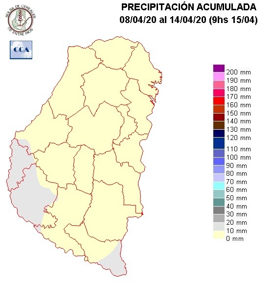 Mapa de precipitaciones