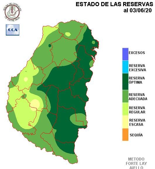 Mapa de precipitaciones