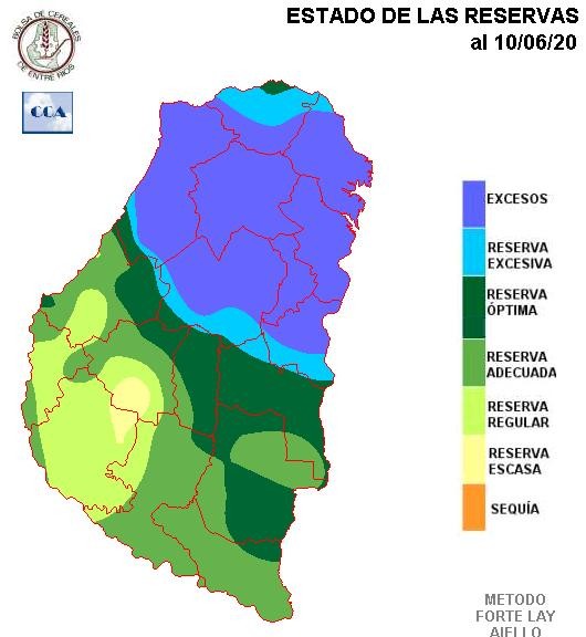 Mapa de reservas