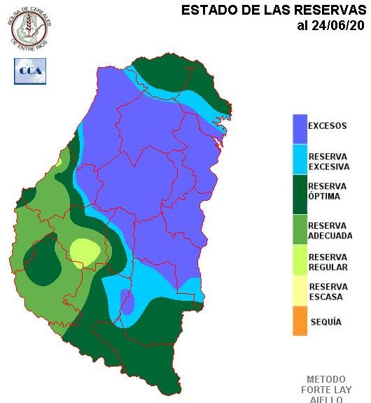 Mapa de reservas