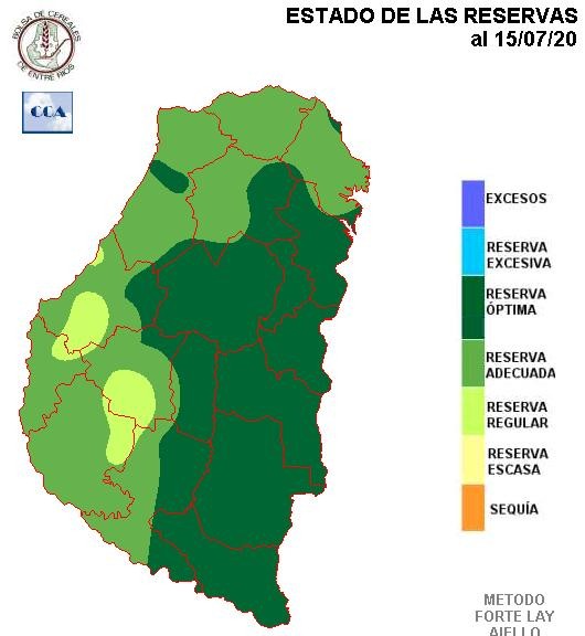 Mapa de precipitaciones