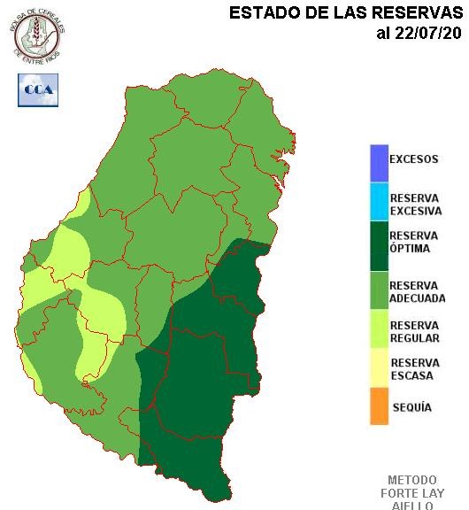 Mapa de precipitaciones