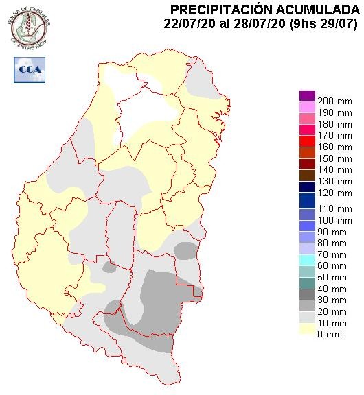 Mapa de precipitaciones