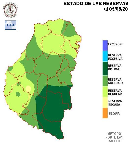 Mapa de precipitaciones