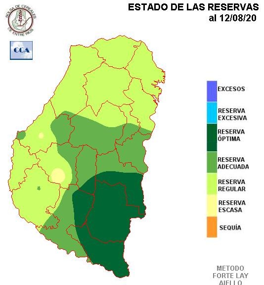 Mapa de reservas