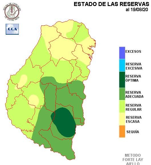 Mapa de precipitaciones