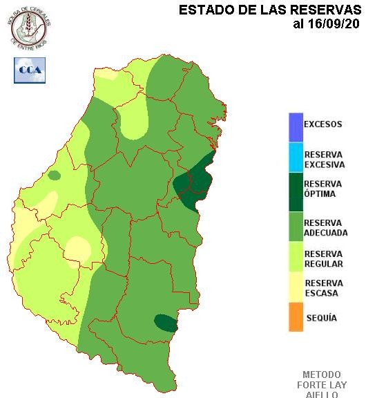 Mapa de reservas