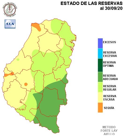 Mapa de reservas