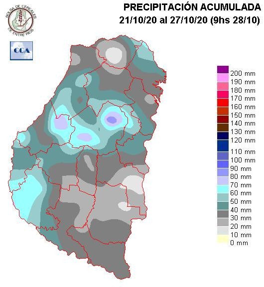 Mapa de precipitaciones