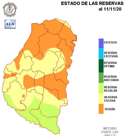 Mapa de reservas