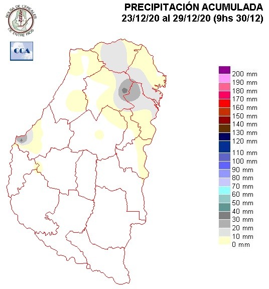 Mapa de precipitaciones