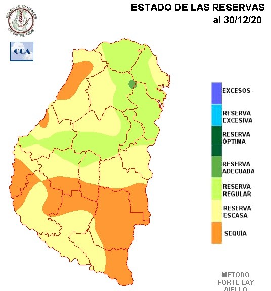 Mapa de reservas