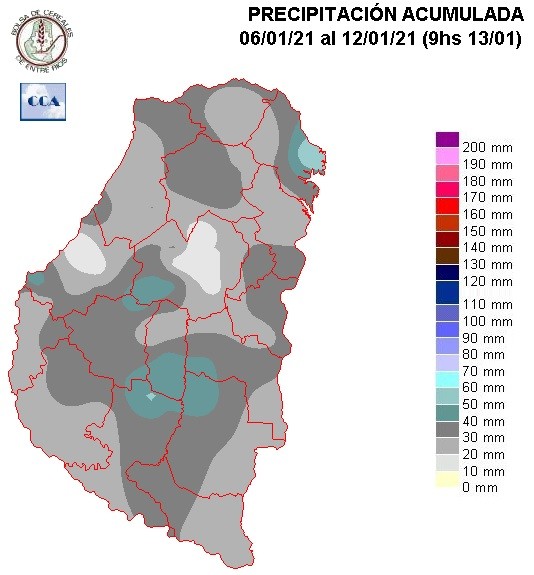 Mapa de precipitaciones