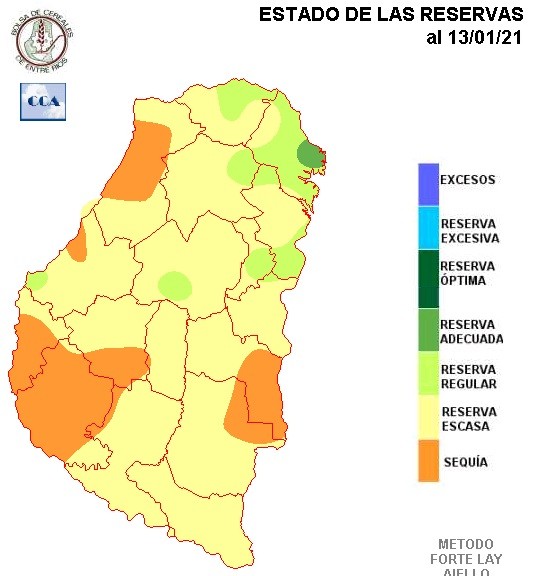 Mapa de reservas