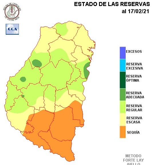 Mapa de reservas