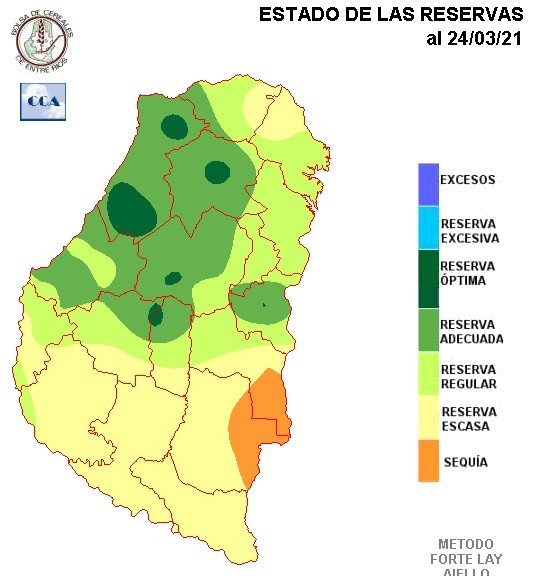 Mapa de reservas