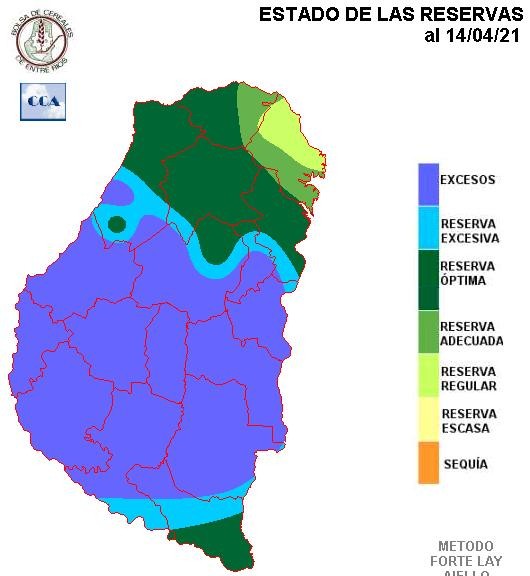 Mapa de reservas