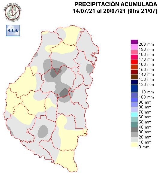 Mapa de precipitaciones