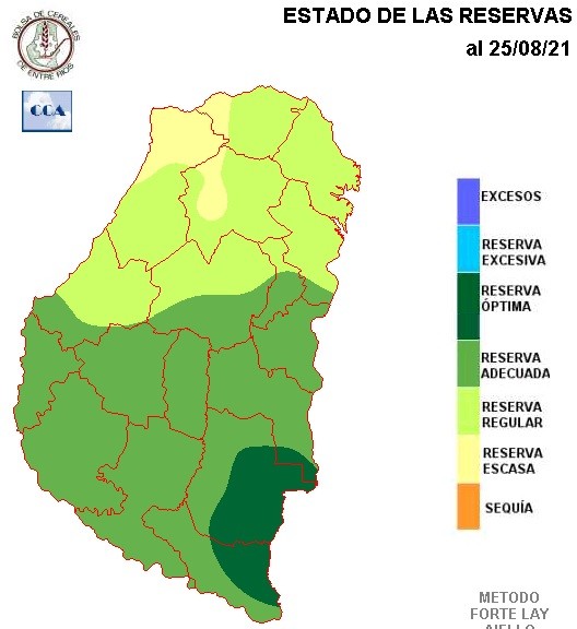 Mapa de precipitaciones