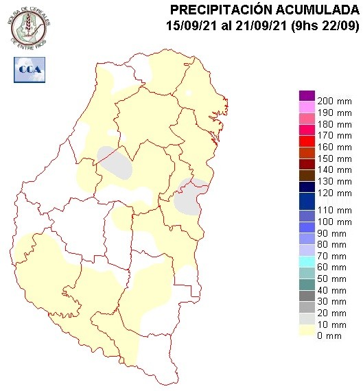 Mapa de precipitaciones