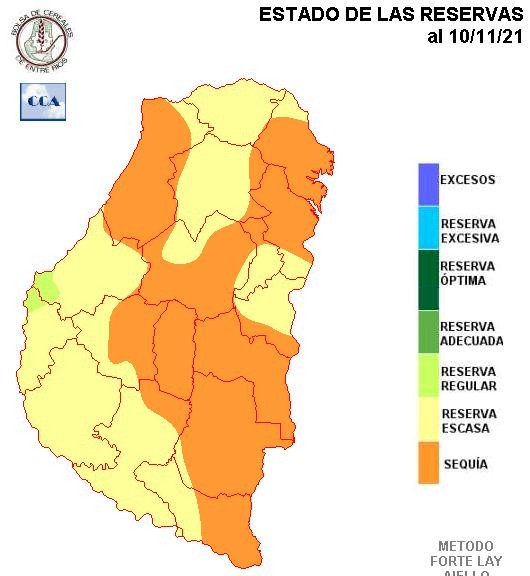 Mapa de reservas