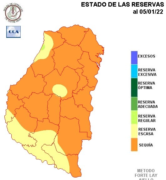 Mapa de reservas