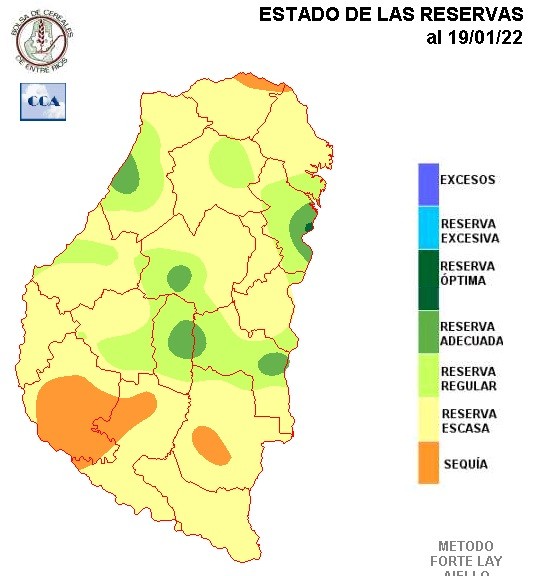 Mapa de reservas