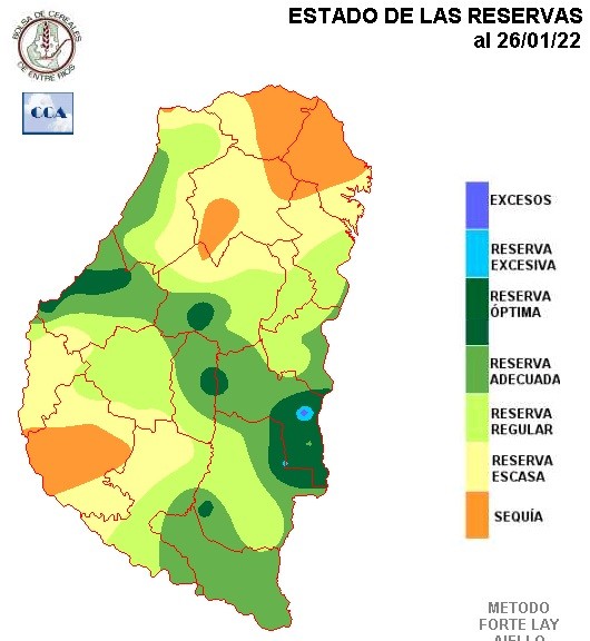 Mapa de reservas