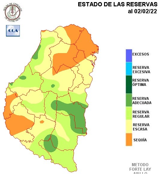 Mapa de reservas