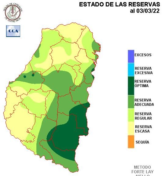 Mapa de reservas