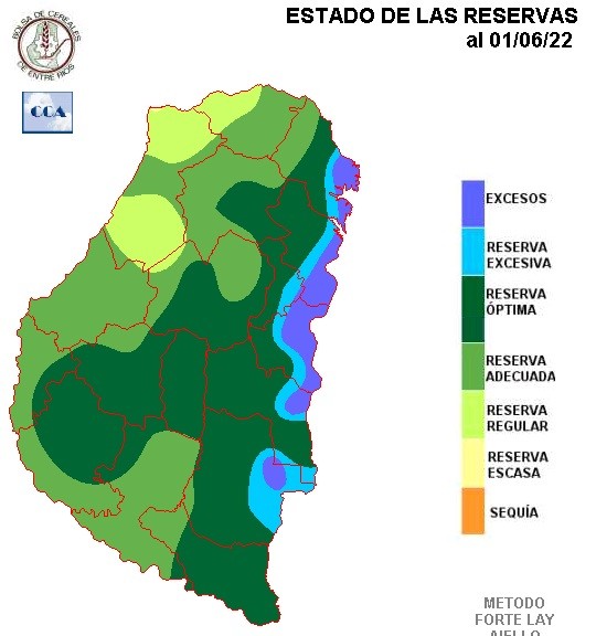 Mapa de reservas