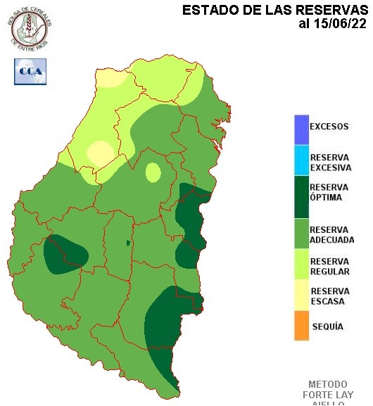 Mapa de precipitaciones